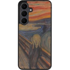 Samsung Galaxy S25 FE Case Hülle - Silikon schwarz Kunstbild - Der Schrei - Edvard Munch