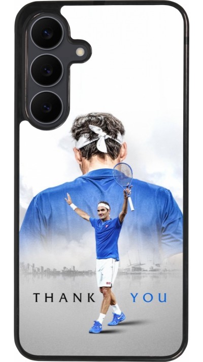 Samsung Galaxy S25 FE Case Hülle - Silikon schwarz Thank you Roger