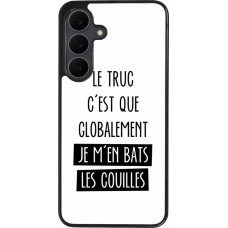 Samsung Galaxy S25 FE Case Hülle - Silikon schwarz Le truc globalement bats les couilles