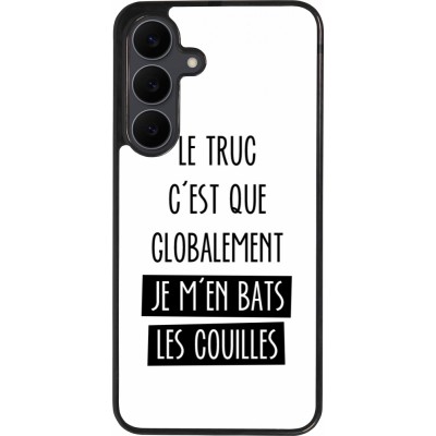 Samsung Galaxy S25 FE Case Hülle - Silikon schwarz Le truc globalement bats les couilles