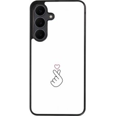Samsung Galaxy S25 FE Case Hülle - Silikon schwarz Valentine 2024 heat by Millennials