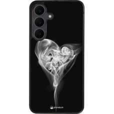 Coque Samsung Galaxy S25 FE - Silicone rigide noir Valentine 2022 Black Smoke