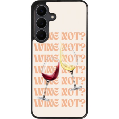 Samsung Galaxy S25 FE Case Hülle - Silikon schwarz Wine not