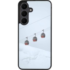 Samsung Galaxy S25 FE Case Hülle - Silikon schwarz Winter 22 ski lift