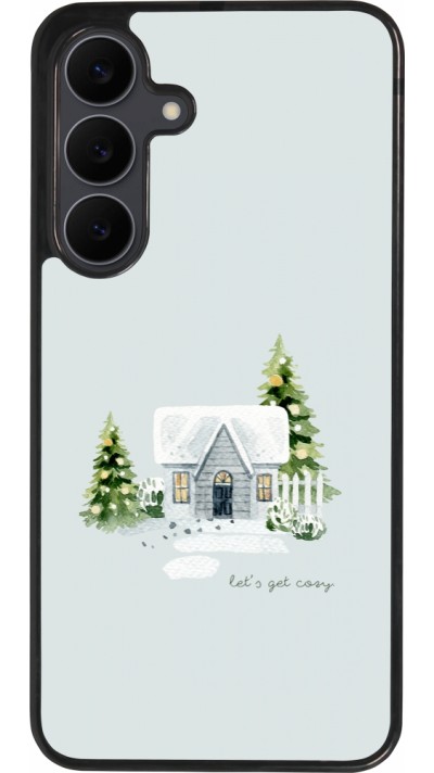 Samsung Galaxy S25 FE Case Hülle - Silikon schwarz Winter 25 Cosy House