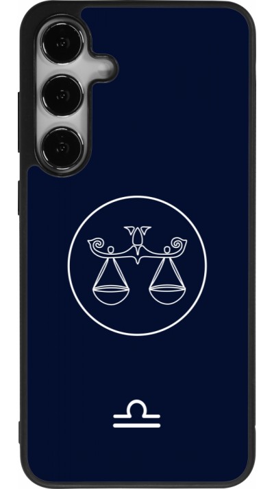 Samsung Galaxy S25+ Case Hülle - Silikon schwarz Astrologie Waage