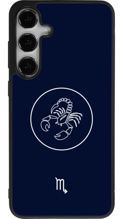 Samsung Galaxy S25+ Case Hülle - Silikon schwarz Astrologie Skorpion