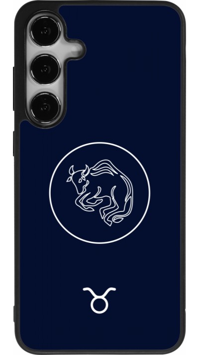 Samsung Galaxy S25+ Case Hülle - Silikon schwarz Astrologie Stier