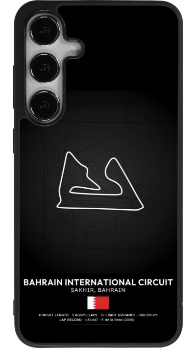 Coque Samsung Galaxy S25+ - Silicone rigide noir F1 Track 2025 Bahrain
