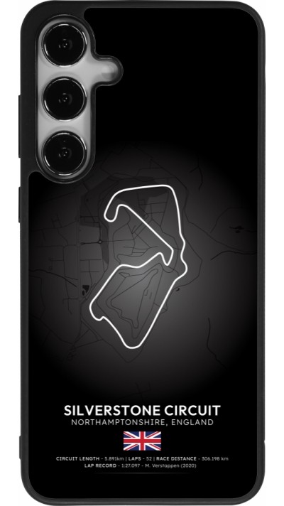 Coque Samsung Galaxy S25+ - Silicone rigide noir F1 Track 2025 Great Britan
