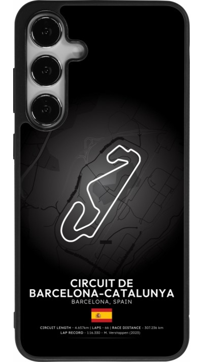 Coque Samsung Galaxy S25+ - Silicone rigide noir F1 Track 2025 Spain