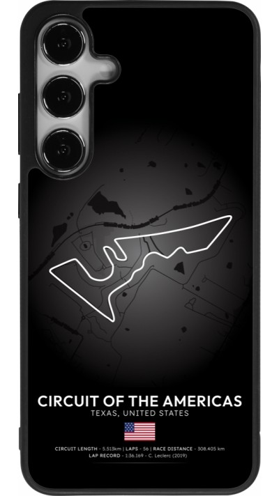 Coque Samsung Galaxy S25+ - Silicone rigide noir F1 Track 2025 United States