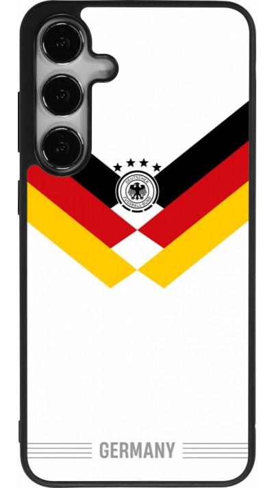 Samsung Galaxy S25+ Case Hülle - Silikon schwarz Deutschland 2026 personalisierbares Fussballtrikot
