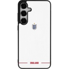 Samsung Galaxy S25+ Case Hülle - Silikon schwarz England 2026 personalisierbares Fussballtrikot