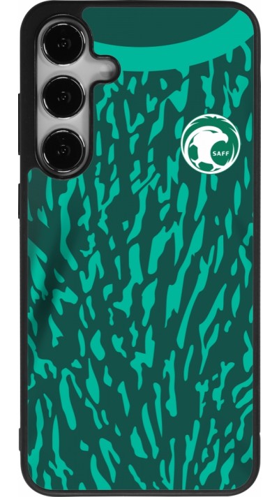 Samsung Galaxy S25+ Case Hülle - Silikon schwarz Saudi-Arabien 2022 personalisierbares Fussballtrikot