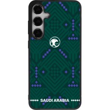 Samsung Galaxy S25+ Case Hülle - Silikon schwarz Saudi Arabien 2026 personalisierbares Fussballtrikot