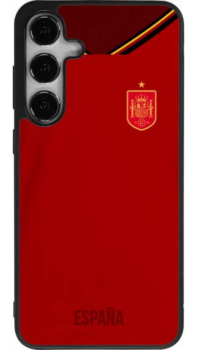 Samsung Galaxy S25+ Case Hülle - Silikon schwarz Spanien 2022 personalisierbares Fußballtrikot
