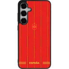 Samsung Galaxy S25+ Case Hülle - Silikon schwarz Spanien 2026 personalisierbares Fussballtrikot