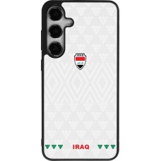 Samsung Galaxy S25+ Case Hülle - Silikon schwarz Irak 2026 personalisierbares Fussballtrikot