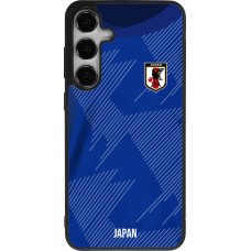 Samsung Galaxy S25+ Case Hülle - Silikon schwarz Japan 2022 personalisierbares Fussballtrikot