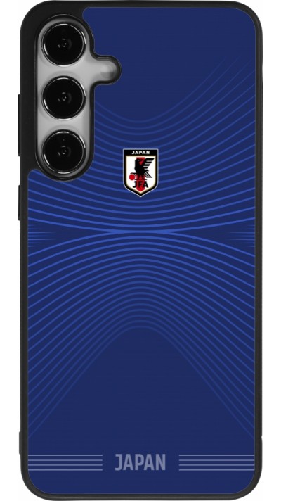 Samsung Galaxy S25+ Case Hülle - Silikon schwarz Japan 2022 personalisierbares Fussballtrikot