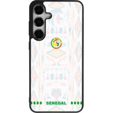 Samsung Galaxy S25+ Case Hülle - Silikon schwarz Senegal 2026 personalisierbares Fussballtrikot