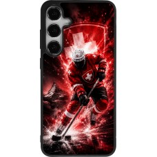 Samsung Galaxy S25+ Case Hülle - Silikon schwarz Hockey World Championship Player