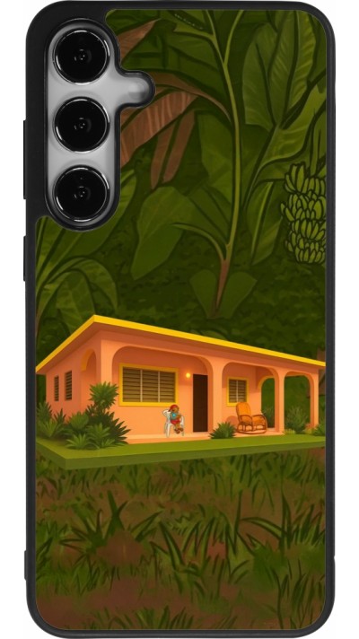 Coque Samsung Galaxy S25+ - Silicone rigide noir Benitos house DTMF