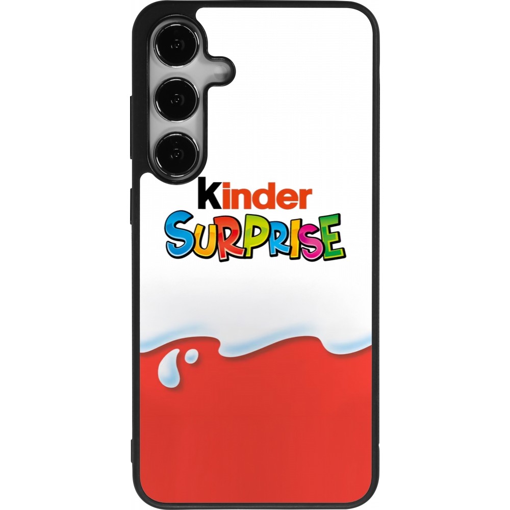 Samsung Galaxy S25+ Case Hülle - Silikon schwarz Kinder Surprise