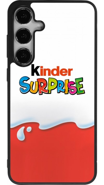Coque Samsung Galaxy S25+ - Silicone rigide noir Kinder Surprise