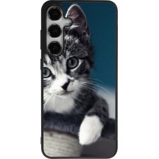Samsung Galaxy S25+ Case Hülle - Silikon schwarz Meow 23