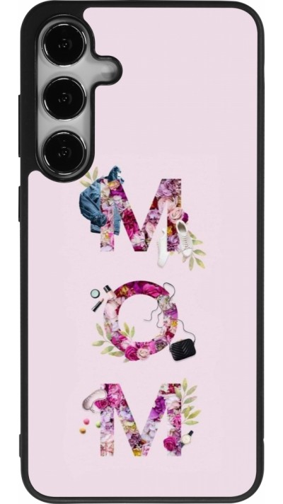 Samsung Galaxy S25+ Case Hülle - Silikon schwarz Mom 2024 girly mom