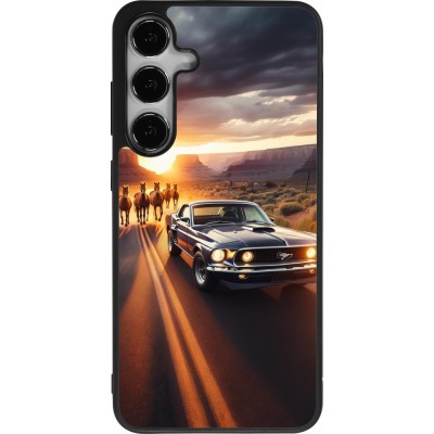 Samsung Galaxy S25+ Case Hülle - Silikon schwarz Mustang 69 Grand Canyon