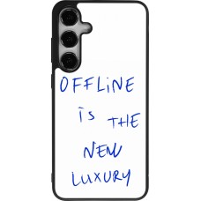 Samsung Galaxy S25+ Case Hülle - Silikon schwarz Offline is the new luxury