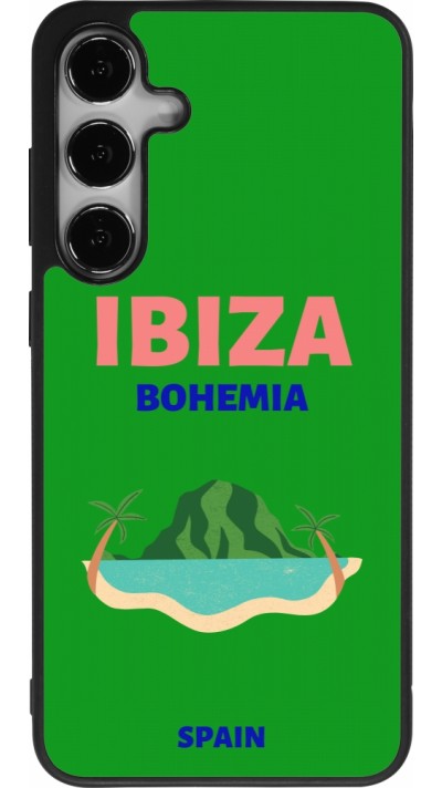 Samsung Galaxy S25+ Case Hülle - Silikon schwarz Pop Summer Destination Ibiza
