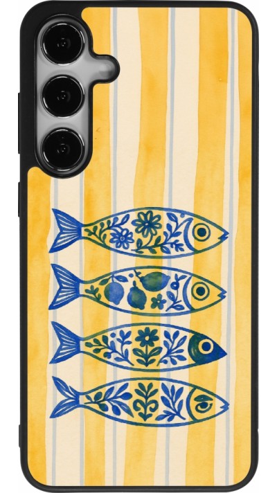 Samsung Galaxy S25+ Case Hülle - Silikon schwarz Portuguese fish 2026