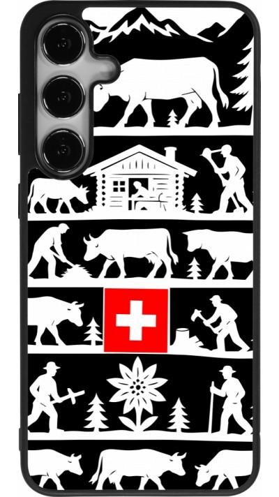 Samsung Galaxy S25+ Case Hülle - Silikon schwarz Poya Schweiz 1 schwarz