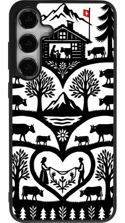 Samsung Galaxy S25+ Case Hülle - Silikon schwarz Poya Schweiz 2