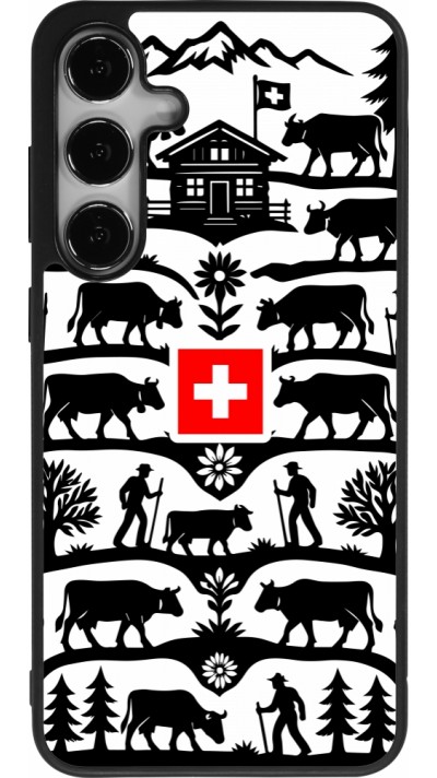 Samsung Galaxy S25+ Case Hülle - Silikon schwarz Poya Schweiz 3