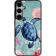 Samsung Galaxy S25+ Case Hülle - Silikon schwarz Preppy Turtle