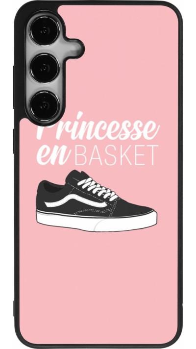 Samsung Galaxy S25+ Case Hülle - Silikon schwarz princesse en basket