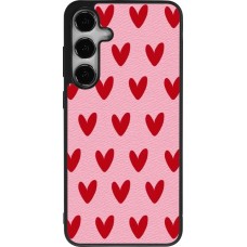 Samsung Galaxy S25+ Case Hülle - Silikon schwarz Saint Valentines Day 26 Pattern heart