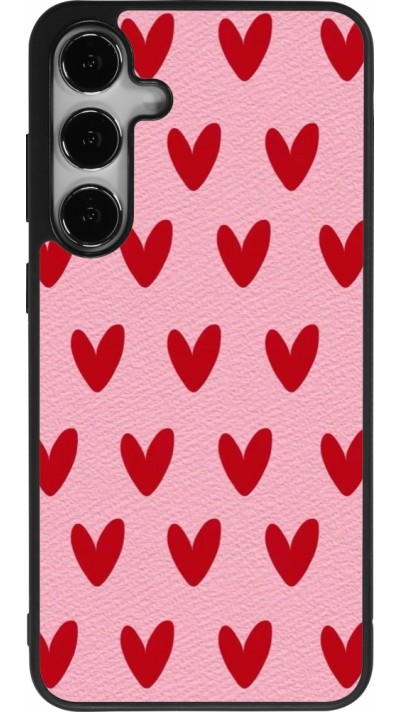 Samsung Galaxy S25+ Case Hülle - Silikon schwarz Saint Valentines Day 26 Pattern heart