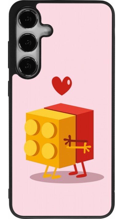 Samsung Galaxy S25+ Case Hülle - Silikon schwarz Saint Valentines Day 26 Puzzle