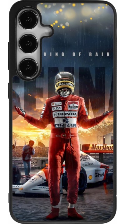 Samsung Galaxy S25+ Case Hülle - Silikon schwarz Senna The King of Rain