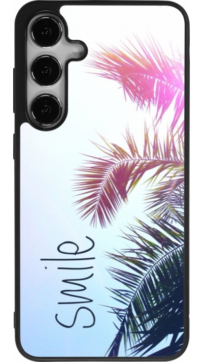 Samsung Galaxy S25+ Case Hülle - Silikon schwarz Smile 05
