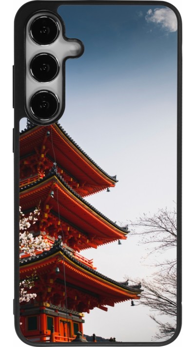 Coque Samsung Galaxy S25+ - Silicone rigide noir Spring 23 Japan