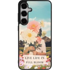 Samsung Galaxy S25+ Case Hülle - Silikon schwarz Live life in full moon 2026