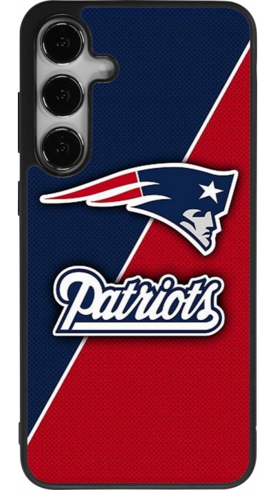 Coque Samsung Galaxy S25+ - Silicone rigide noir Super Bowl 26 Patriots 1
