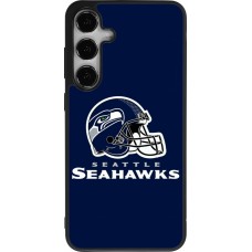 Samsung Galaxy S25+ Case Hülle - Silikon schwarz Super Bowl 26 Seattle 3